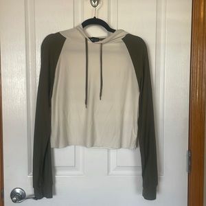 Derek Heart Womens Small Cropped Hoodie